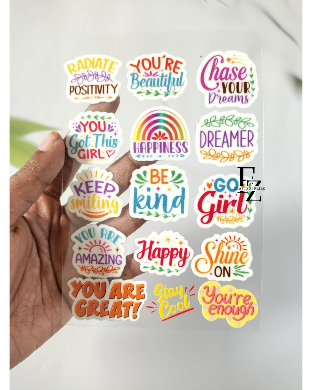 Mix words Peel off Sticker - D4