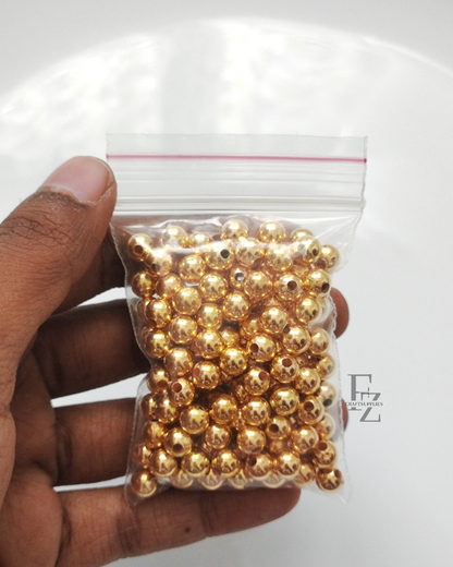 Gold Bead for Rakhi 6mm - 20g