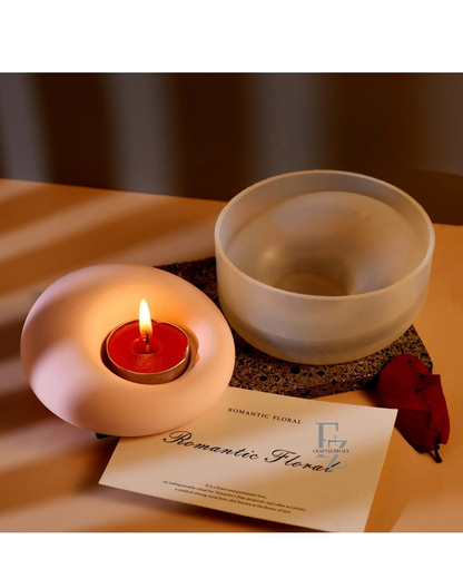 Unequal Round T Light Holder Mould