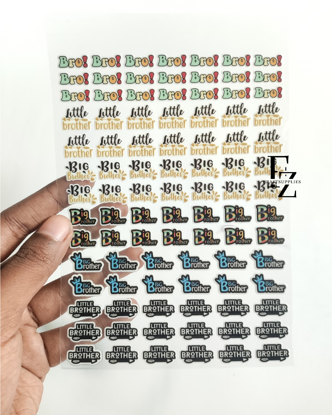 Rakhi Peel Off Stickers - D48