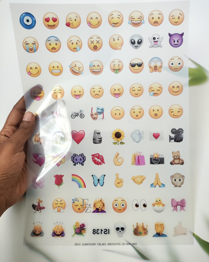 Emoji Insert Sheet A4 - D41