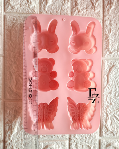 Butterfly Teddy Concrete/ Soap Mould