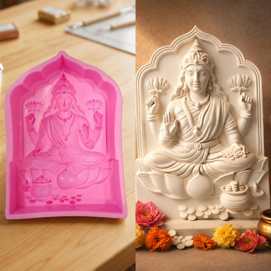 Lord Lakshmi DIY Toy Mould for Concrete and Resin Decor