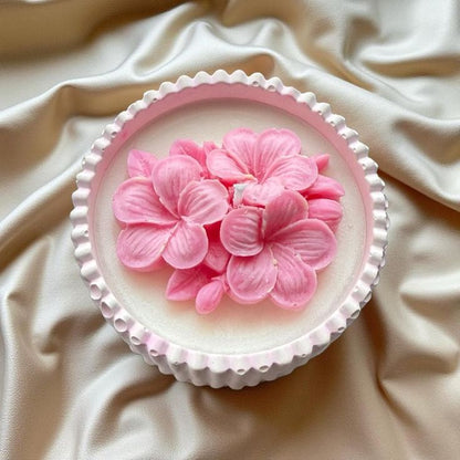3 Flower Candle Mould