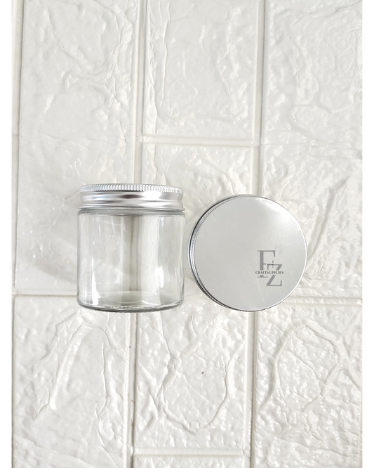 Candle Tin Jar with Silver Cap - 120ML