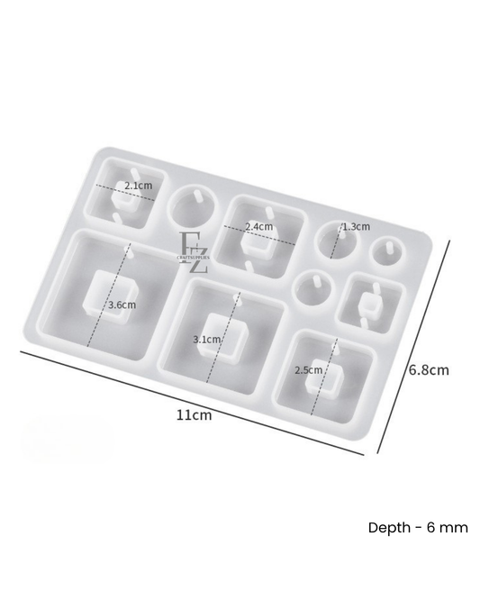 Square Earring Mould