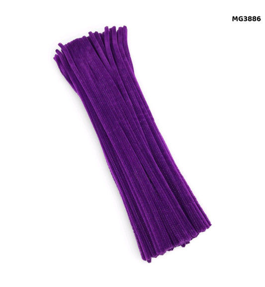 Pipe Cleaners 100 Pieces - Violet (B)