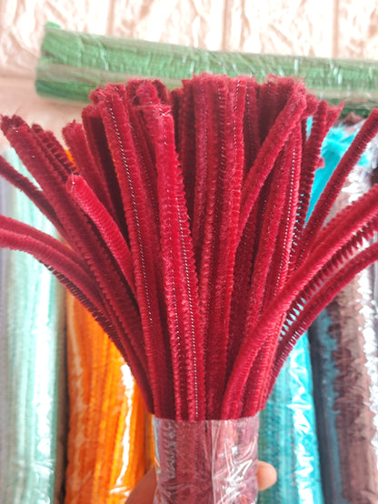Pipe Cleaner Maroon(A) - 1 Pack (100 pcs)