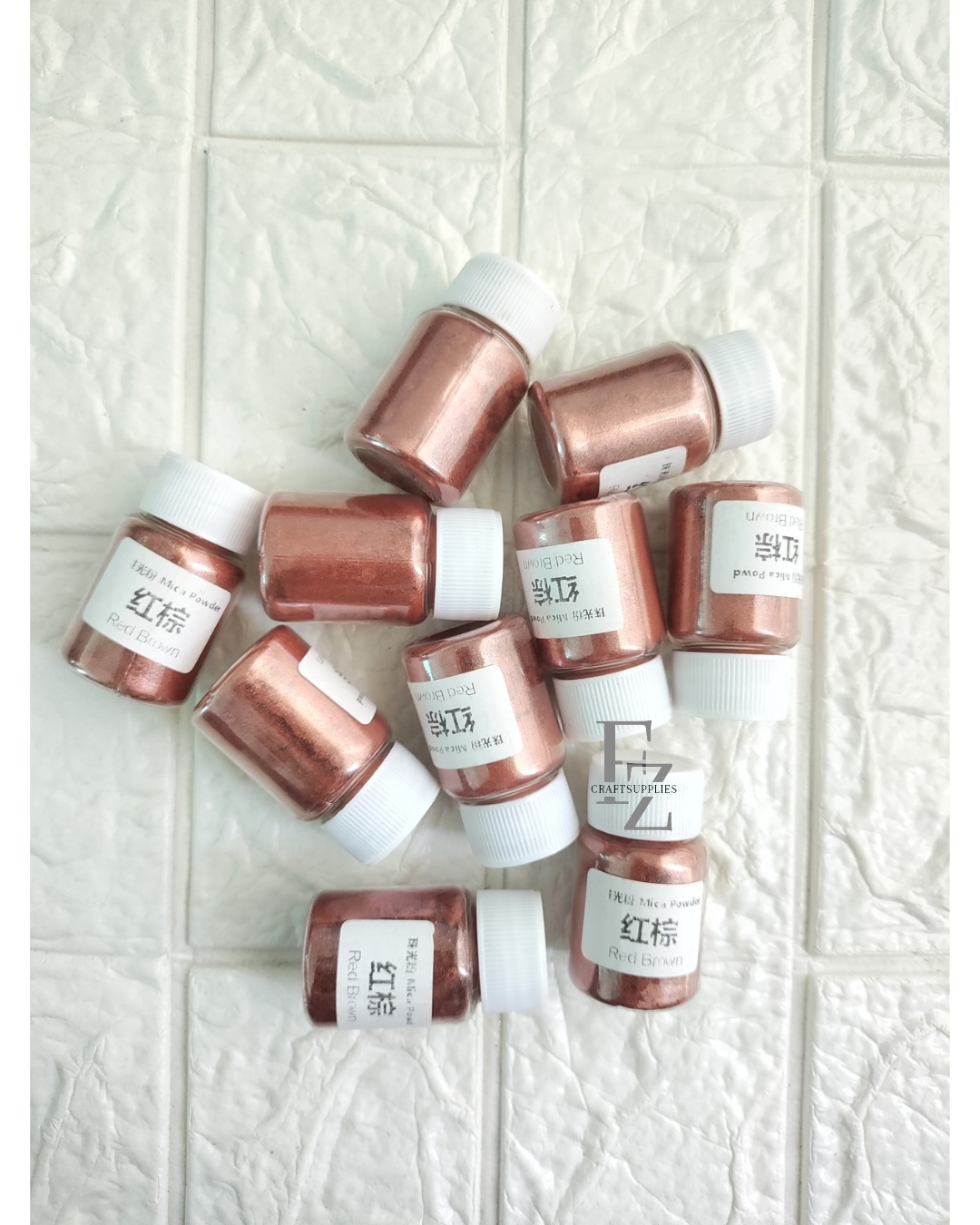 Mica Powder 10g - Red Brown