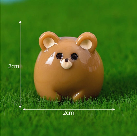 Bear Round Miniature