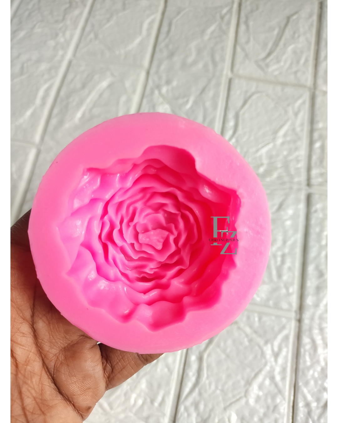 Medium Peony Flower Candle Mould