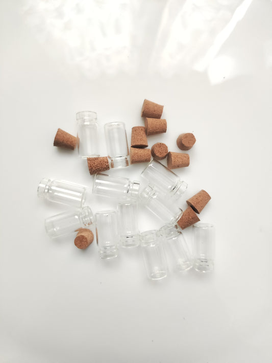 Mini Glass Bottles with Cork