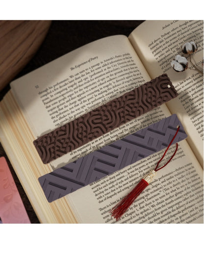 Rectangle Bookmark Pattern Mould Design 1