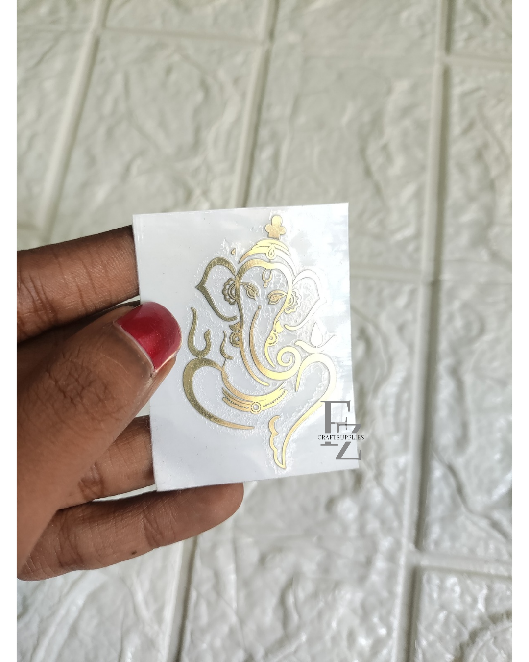 Ganeshji Metal Sticker