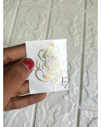 Ganeshji Metal Sticker