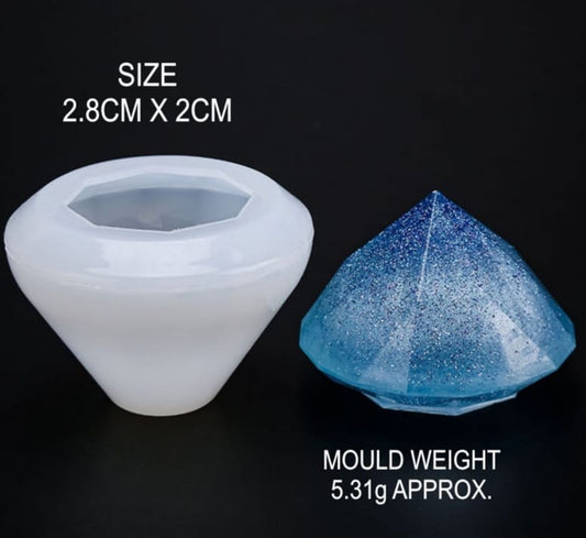 3D Diamond Paper Weight Mould - S148